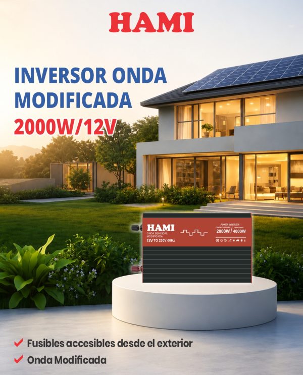HAMI IMPORTADO 2000W/12V ONDA MODIFICADA