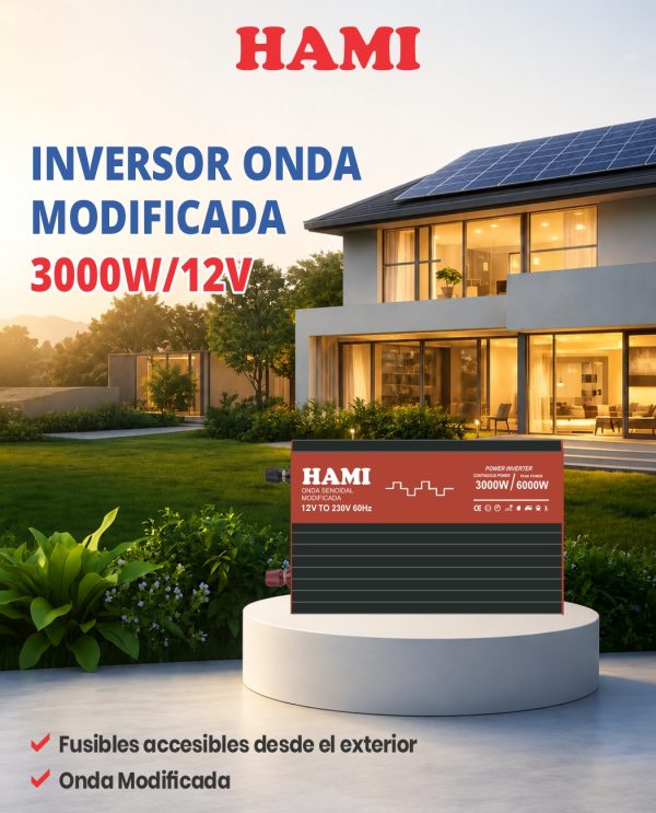 HAMI IMPORTADO 3000W/12V ONDA MODIFICADA