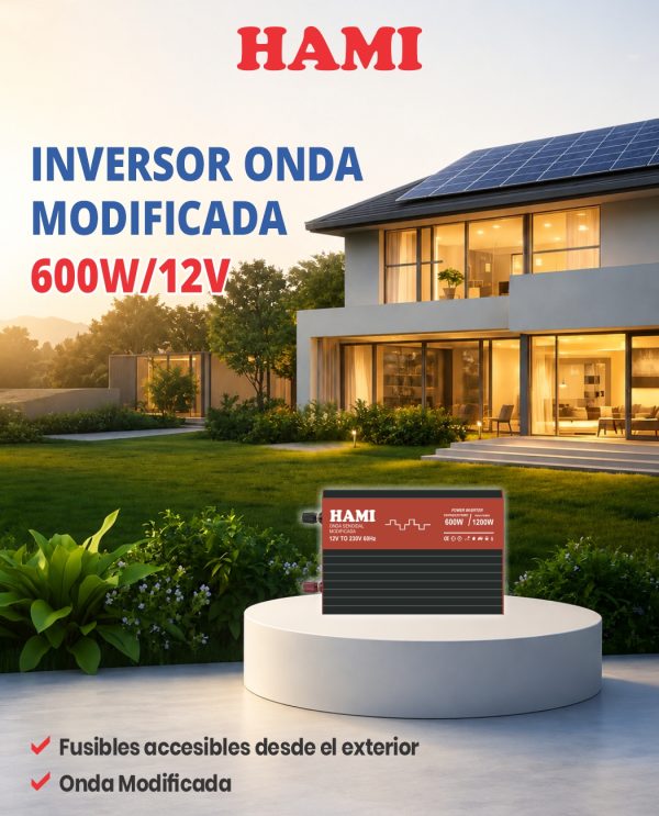 HAMI IMPORTADO 600W/12V ONDA MODIFICADA