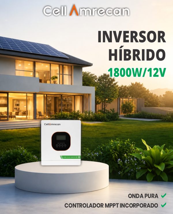 INVERSOR HIBRIDO 1800W/12V AMRECAN