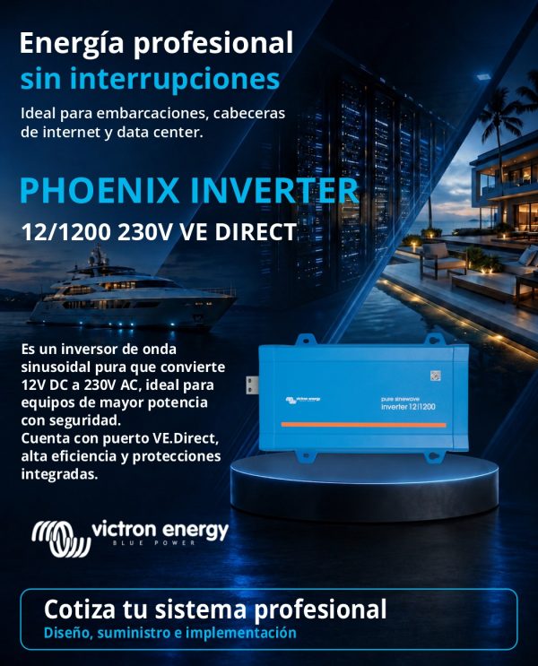 PHOENIX INVERTER 12/1200 230V VE DIRECT