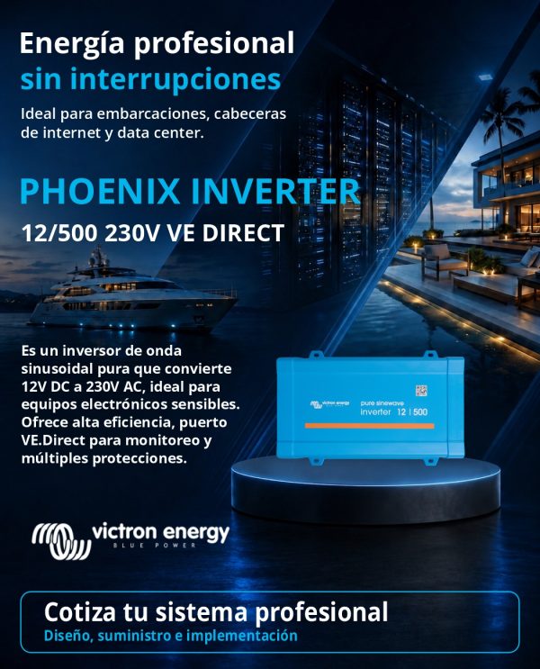 PHOENIX INVERTER 12/500 230V VE DIRECT