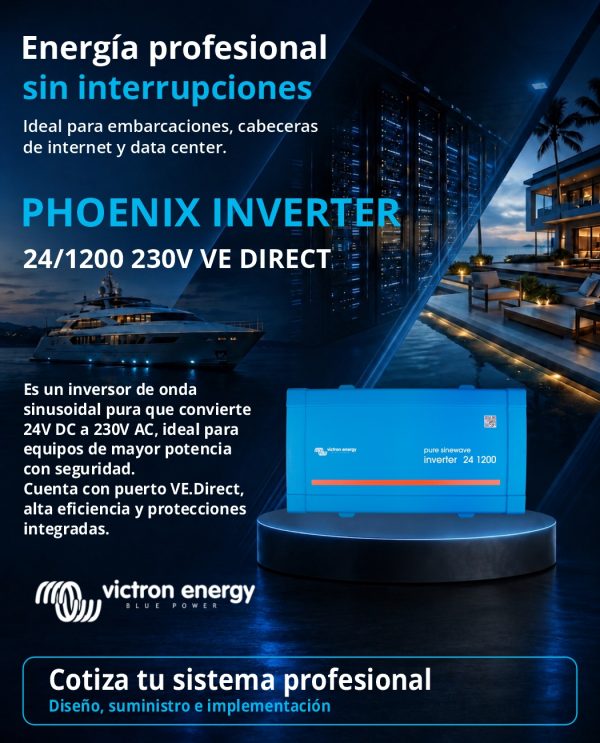 PHOENIX INVERTER 24/1200 230V VE DIRECT