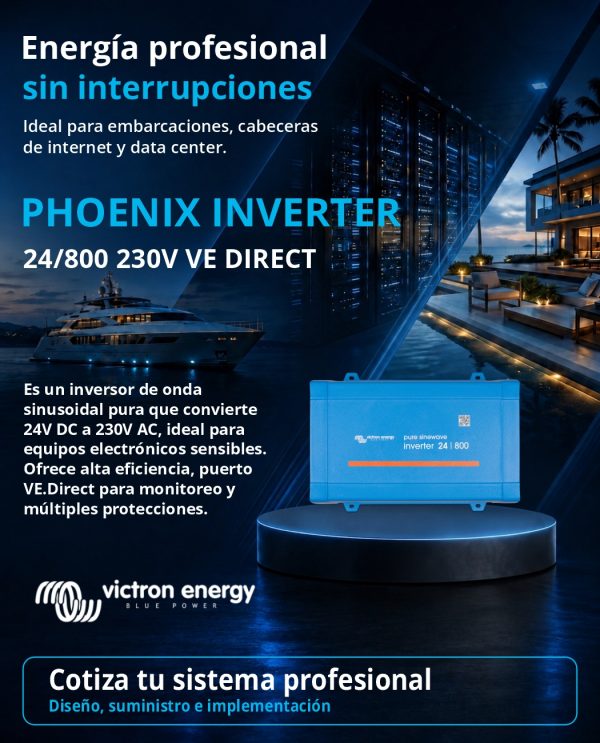 PHOENIX INVERTER 24/800 230V VE DIRECT