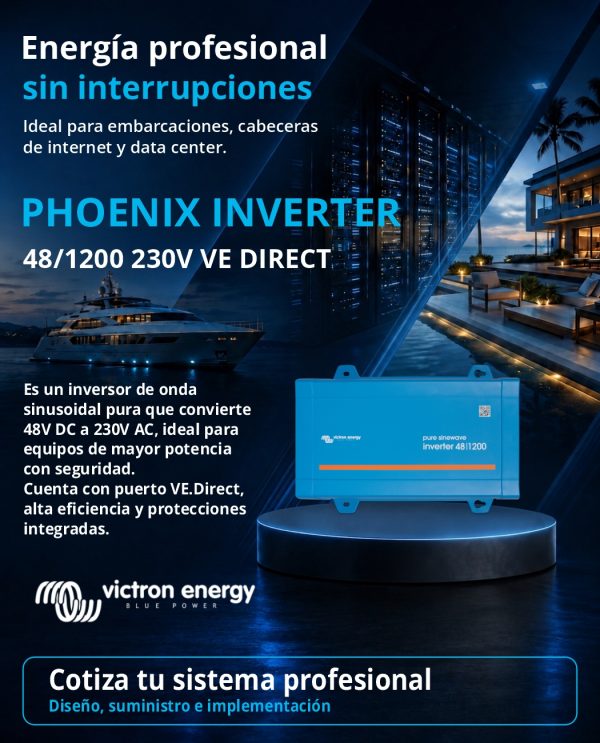 PHOENIX INVERTER 48/1200 230V VE DIRECT