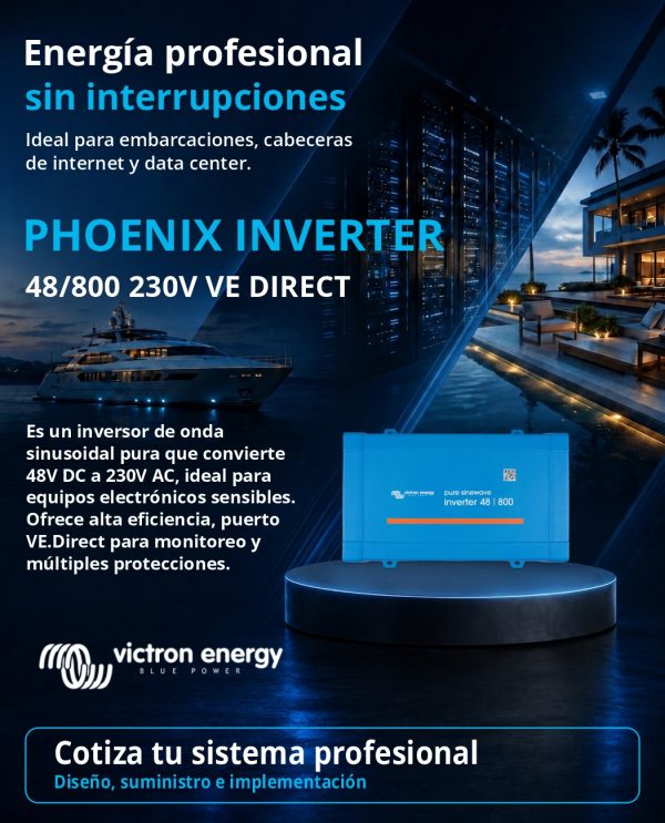 PHOENIX INVERTER 48/800 230V VE DIRECT